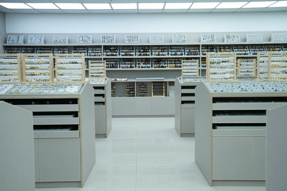 Baique Accessories display room